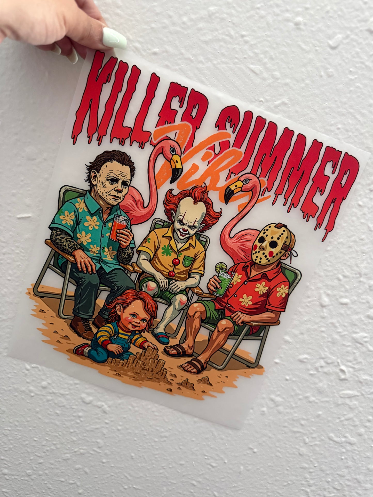 Killer Summer Vibes - Funny Horror T-Shirt