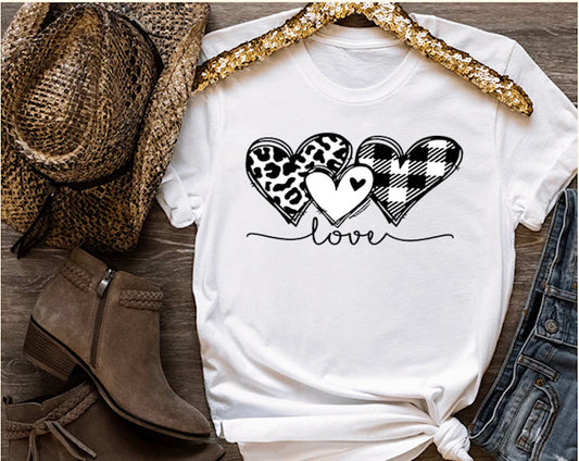 LOVE TEE, HEARTS