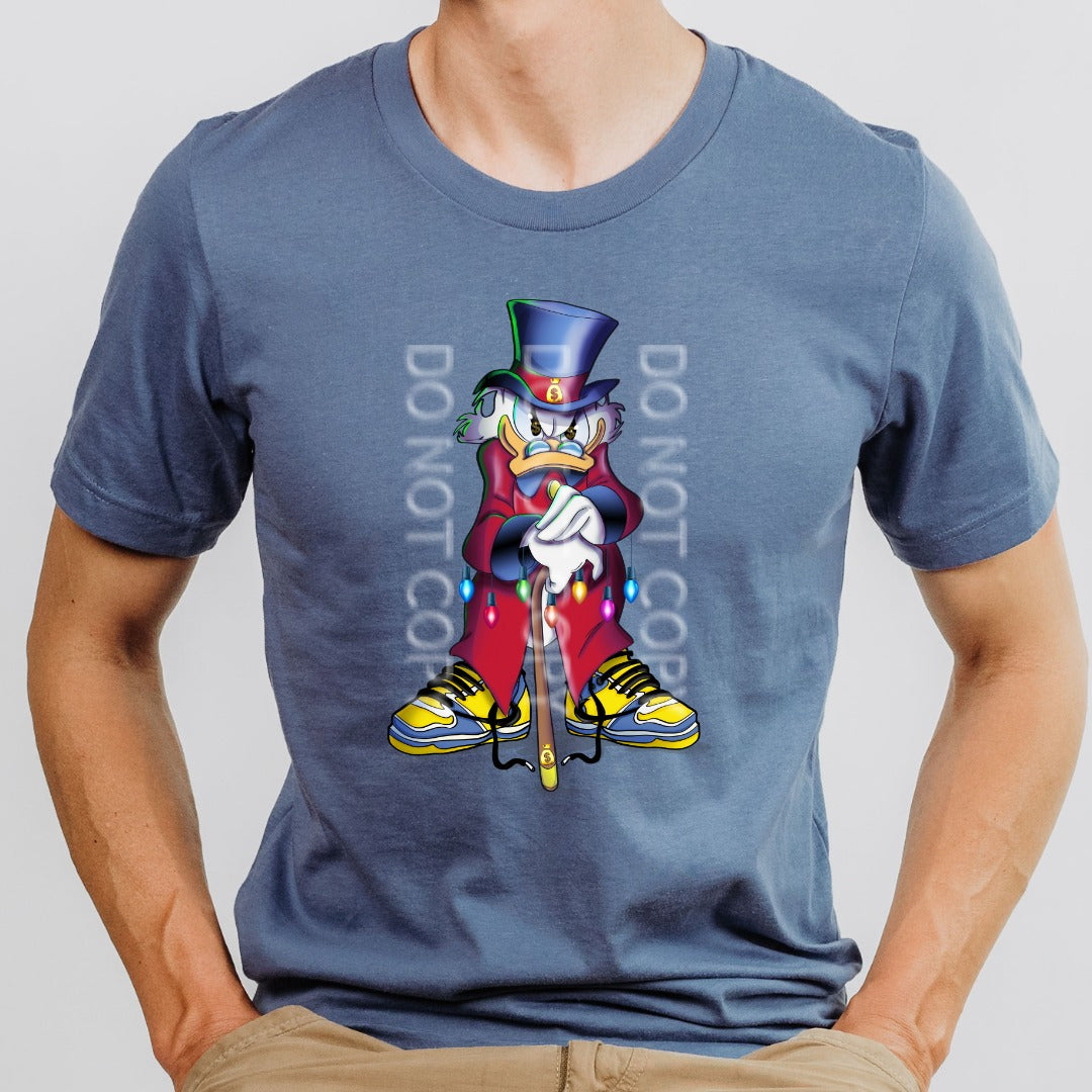 SCROOGE, CHRISTMAS, SCROOGE MCDUCK TEE